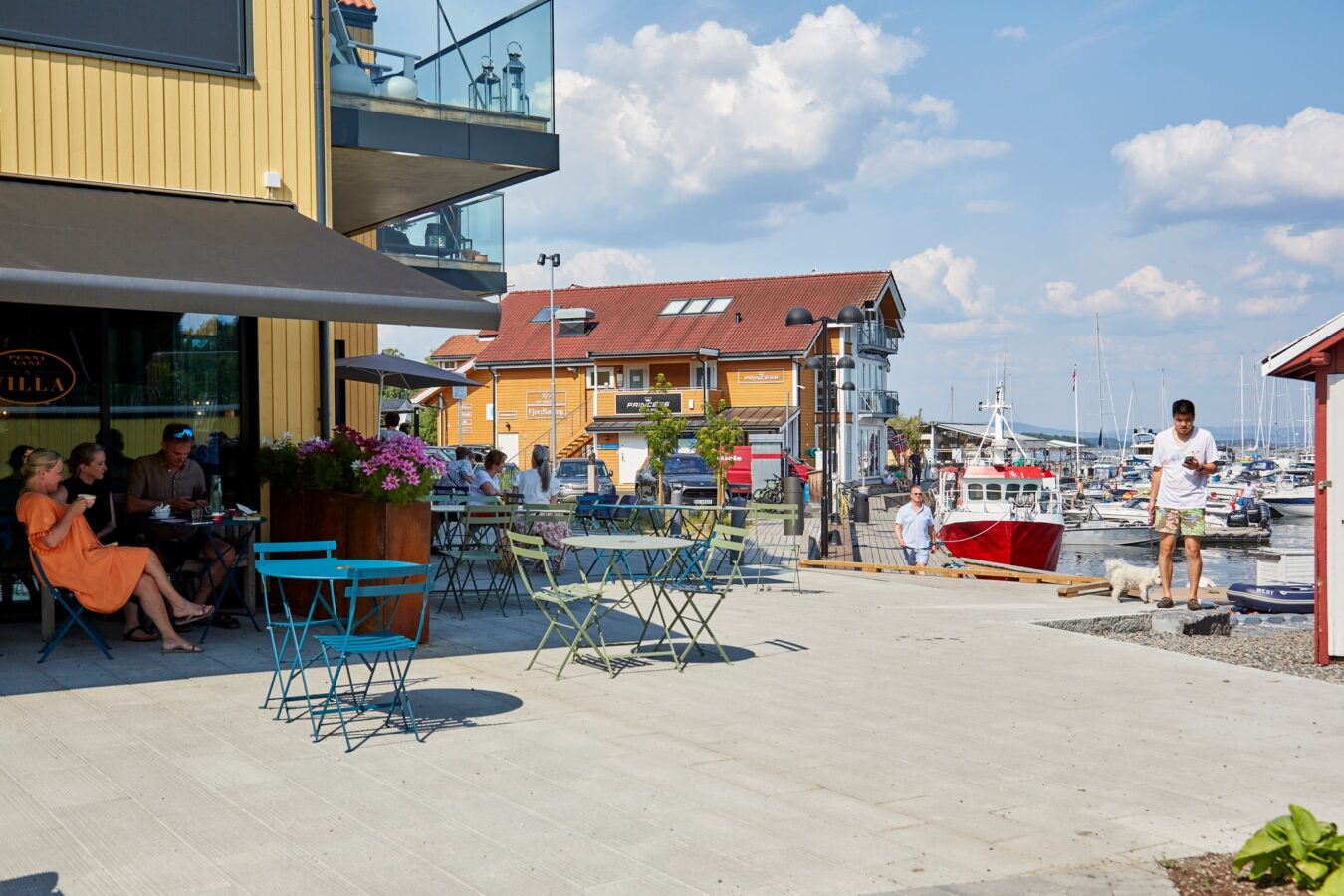 Havneområdet i Vollen