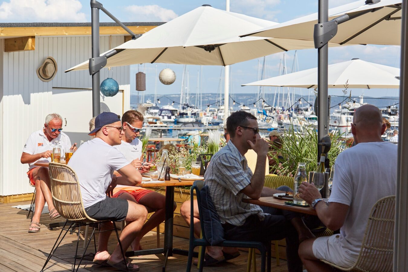 Marinaområdet i Vollen