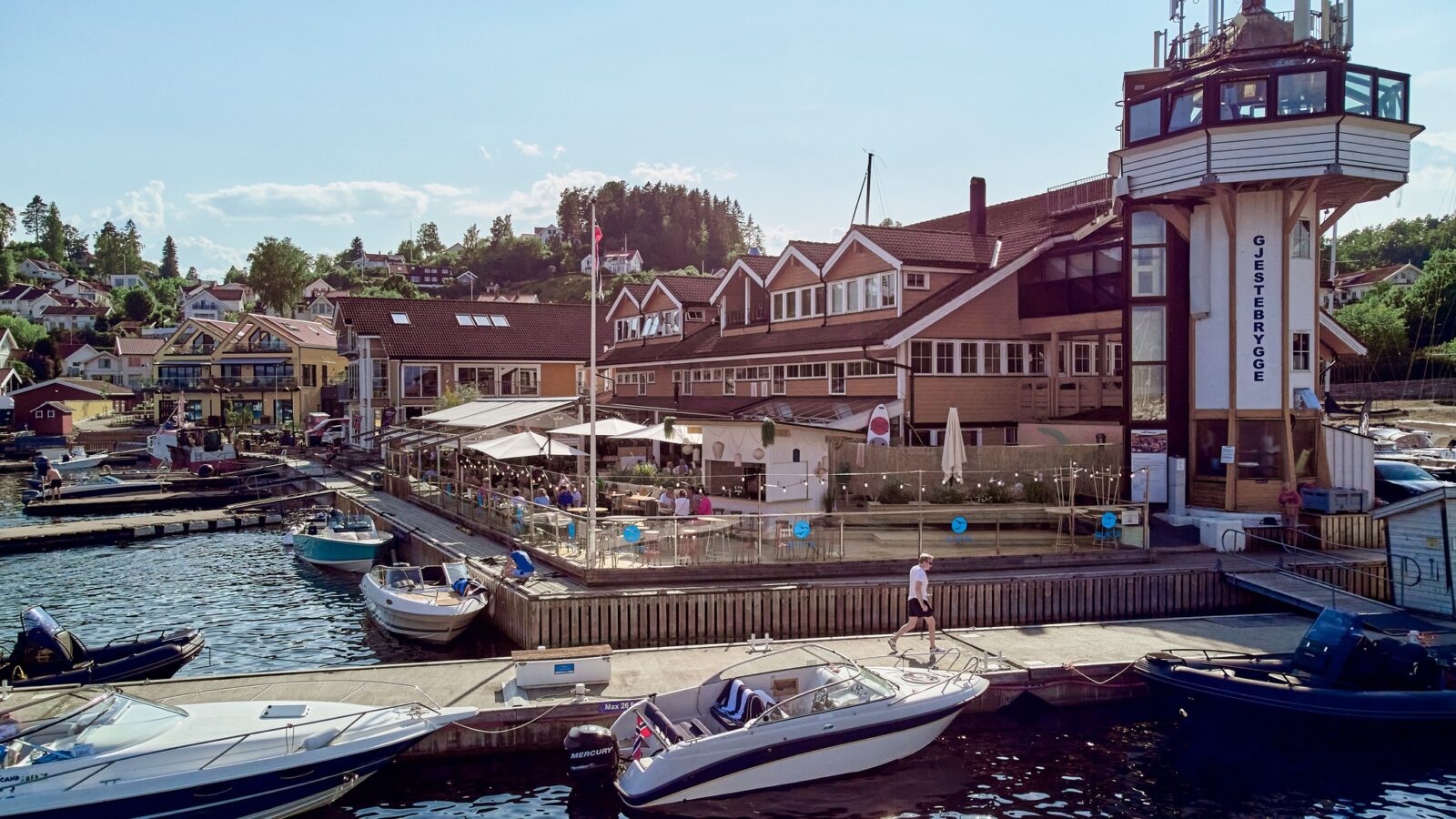 Innseiling til Vollen Marina